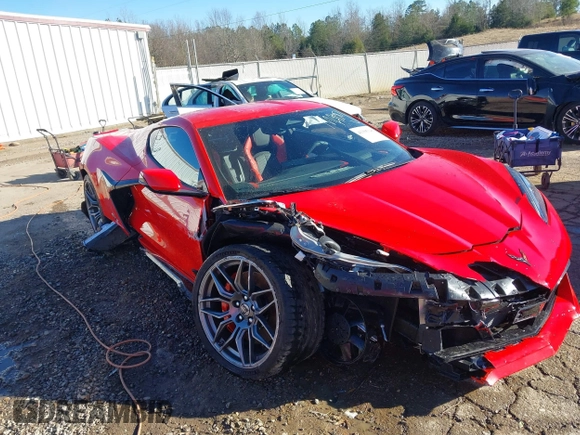 2025 Chevrolet Corvette 2LZ with VIN 1G1YE2D36S5600461, listed as a IAAI auction lot 41305346 with 1 mi miles. Bid and sale history available at carsss.com. Image 6.