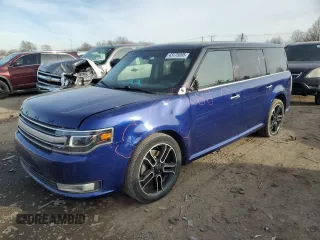 2015 Ford Flex Limited w/EcoBoost with VIN 2FMHK6DT1FBA17266, listed as a Copart auction lot 43175095 with 138,171 mi miles and Salvage Title. Bid and sale history available at carsss.com. Image 1.