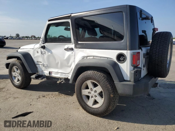 2015 Jeep Wrangler Sport with VIN 1C4GJWAG6FL547405, listed as a Copart auction lot 52929825 with 127,503 mi miles and Salvage Title. Bid and sale history available at carsss.com. Image 2.