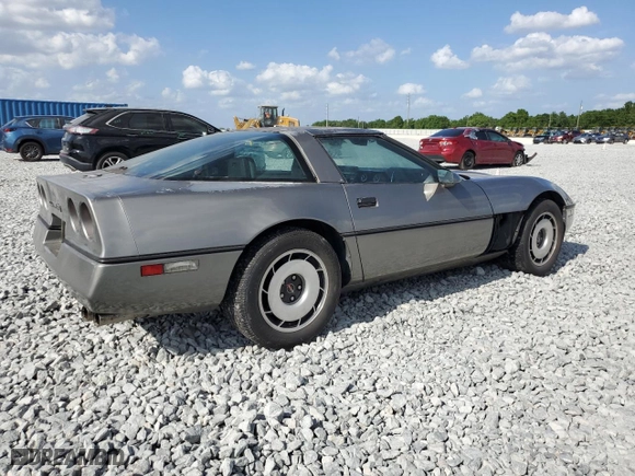 1984 Chevrolet Corvette with VIN 1G1AY0780E5111384, listed as a Copart auction lot 51893785 with 0 mi miles and Clean Title. Bid and sale history available at carsss.com. Image 3.