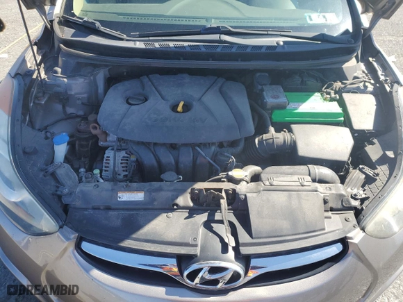 2013 Hyundai Elantra GLS PZEV with VIN 5NPDH4AE8DH183250, listed as a Copart auction lot 50174825 with 89,962 mi miles and Salvage Title. Bid and sale history available at carsss.com. Image 12.