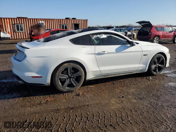 2022 Ford Mustang GT with VIN 1FA6P8CF0N5149979, listed as a Copart auction lot 48430095 with 33,523 mi miles and Salvage title. Bid and sale history available at DreamBid. Image 3.