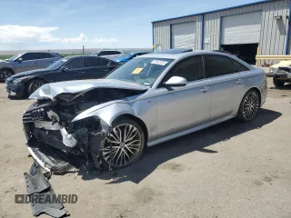 2016 Audi A6 Prestige with VIN WAUHGAFC1GN129672, listed as a Copart auction lot 58432025 with 62,484 mi miles and Salvage title. Bid and sale history available at DreamBid. Image 1.
