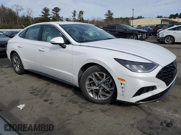 2023 Hyundai Sonata SEL with VIN KMHL64JA8PA283323, listed as a Copart auction lot 45757175 with 22,949 mi miles and Salvage Title. Bid and sale history available at DreamBid. Image 4.