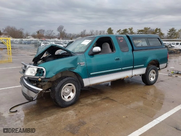 1998 Ford F-150 Standard with VIN 1FTZX1761WKA34173, listed as a IAAI auction lot 41710938 with NaN miles. Bid and sale history available at carsss.com. Image 2.