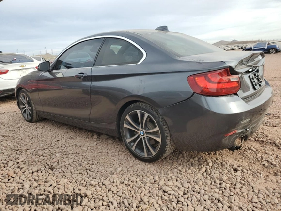 2015 BMW 2 Series 228i with VIN WBA1F5C57FV257639, listed as a Copart auction lot 86645114 with 73,094 mi miles and Salvage Title. Bid and sale history available at carsss.com. Image 2.
