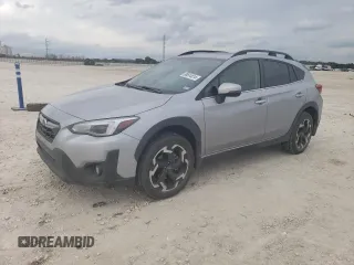 2023 Subaru Crosstrek Limited with VIN JF2GTHMC6P8321241, listed as a Copart auction lot 86614814 with 15,996 mi miles and Salvage Title. Bid and sale history available at carsss.com. Image 1.