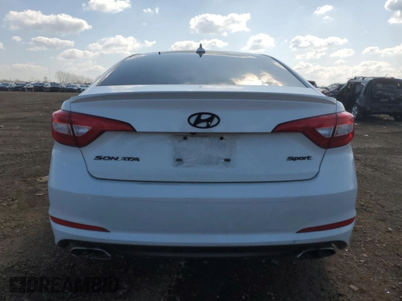 2015 Hyundai Sonata 2.4L Sport with VIN 5NPE34AF8FH091005, listed as a Copart auction lot 52557055 with 189,681 mi miles and Salvage Title. Bid and sale history available at carsss.com. Image 6.