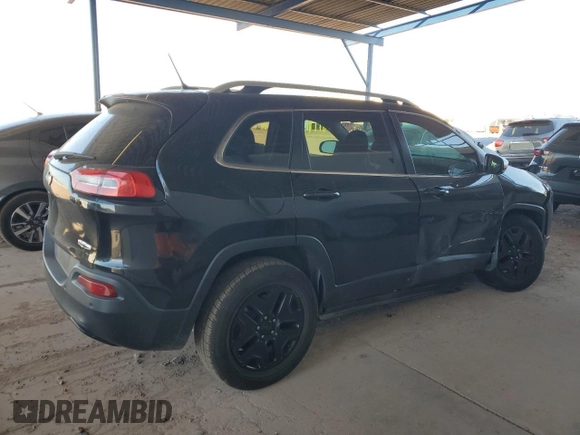 2016 Jeep Cherokee Latitude with VIN 1C4PJMCB6GW182438, listed as a Copart auction lot 47553745 with 106,160 mi miles and Salvage Title. Bid and sale history available at carsss.com. Image 3.