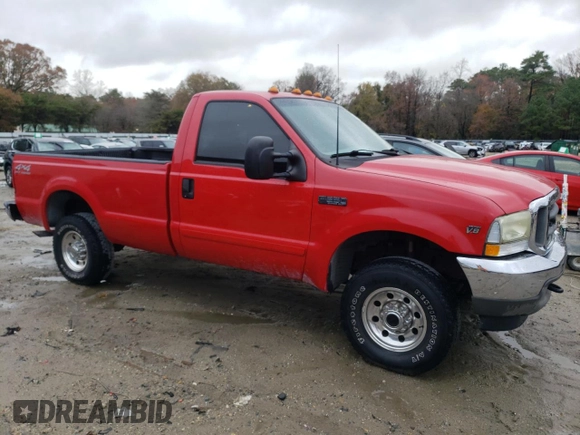 2002 Ford Super Duty F-250 XL with VIN 1FTNF21LX2EC88186, listed as a Copart auction lot 79945464 with 108,754 mi miles and Salvage Title. Bid and sale history available at carsss.com. Image 4.