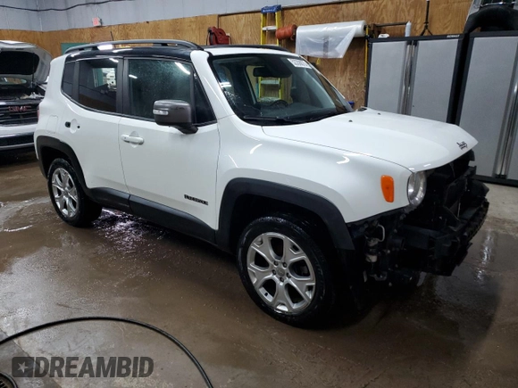 2020 Jeep Renegade Limited with VIN ZACNJBD15LPL42959, listed as a Copart auction lot 52358875 with 78,049 mi miles and Salvage title. Bid and sale history available at DreamBid. Image 4.