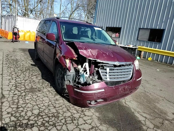 2008 Chrysler Town & Country Touring with VIN 2A8HR54P18R691207, listed as a Copart auction lot 47077625 with 143,306 mi miles and Salvage Title. Bid and sale history available at carsss.com. Image 12.