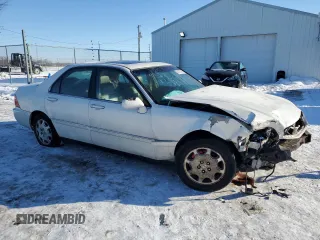 2000 Acura RL with VIN JH4KA9651YC013698, listed as a Copart auction lot 88797885 with 0 mi miles and Salvage Title. Bid and sale history available at carsss.com. Image 4.