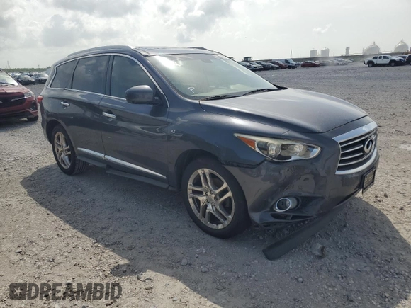 2014 Infiniti QX60 z VIN 5N1AL0MN9EC525769, wystawiony jako Copart lot #62392165 z przebiegiem 196 059 mil mil oraz Szkoda całkowita • Salvage title. Historia ofert i sprzedaży dostępna na DreamBid. Obrazek 4.