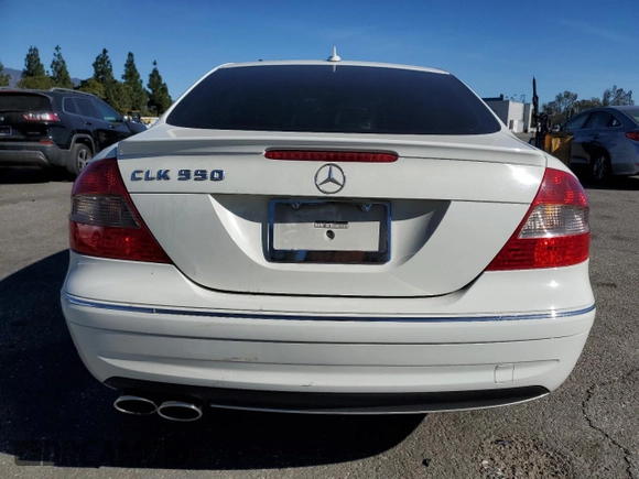 2009 Mercedes-Benz CLK 550 with VIN WDBTJ72HX9F264261, listed as a Copart auction lot 89173605 with Not Provided miles and Salvage Title. Bid and sale history available at DreamBid. Image 6.