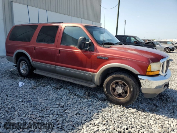 2001 Ford Excursion Limited z VIN 1FMNU42S61EB75207, wystawiony jako Copart lot #54354315 z przebiegiem 187 911 mil mil oraz Szkoda całkowita • Salvage title. Historia ofert i sprzedaży dostępna na DreamBid. Obrazek 4.