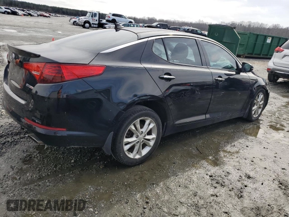 2012 Kia Optima EX with VIN 5XXGN4A70CG088103, listed as a Copart auction lot 44957855 with 153,633 mi miles and Salvage Title. Bid and sale history available at carsss.com. Image 3.