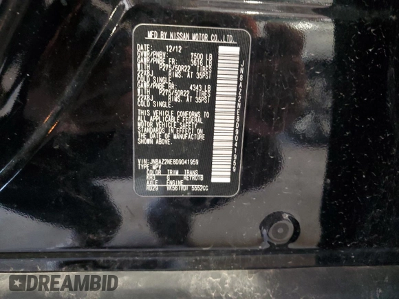 2013 Infiniti QX56 with VIN JN8AZ2NE8D9041959, listed as a Copart auction lot 55532895 with 146,540 mi miles and Clean Title. Bid and sale history available at DreamBid. Image 13.