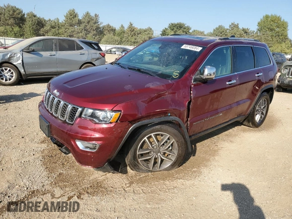 2022 Jeep Grand Cherokee WK Limited with VIN 1C4RJFBG1NC167331, listed as a Copart auction lot 68749084 with 42,711 mi miles and Salvage Title. Bid and sale history available at carsss.com. Image 1.