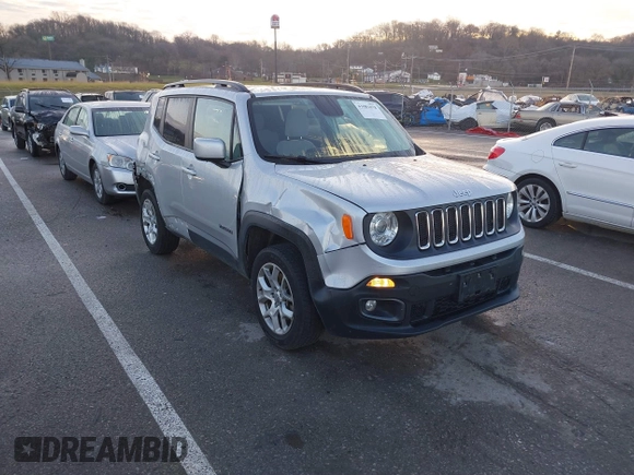 2018 Jeep Renegade Latitude with VIN ZACCJBBB9JPH73453, listed as a IAAI auction lot 41081878 with 130,898 mi miles and . Bid and sale history available at carsss.com. Image 1.