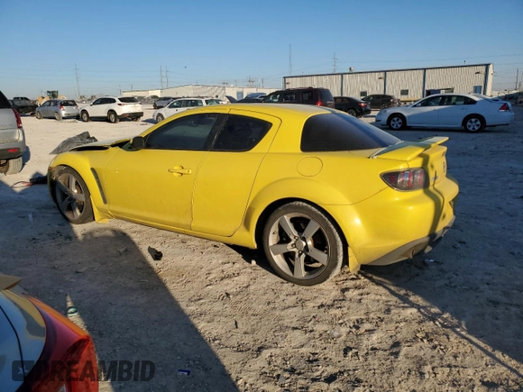 2004 Mazda RX-8 z VIN JM1FE17N640115680, wystawiony jako Copart lot #42156205 z przebiegiem 133 558 mil mil oraz Szkoda całkowita • Salvage title. Historia ofert i sprzedaży dostępna na DreamBid. Obrazek 2.