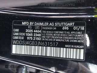2018 Mercedes-Benz CLA 250 with VIN WDDSJ4GB3JN631517, listed as a IAAI auction lot 42503407 with 45,579 mi miles and . Bid and sale history available at DreamBid. Image 9.