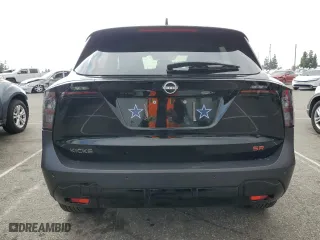 2025 Nissan Kicks SR with VIN 3N8AP6DAXSL335220, listed as a Copart auction lot 42758515 with 13,376 mi miles and Salvage Title. Bid and sale history available at carsss.com. Image 6.