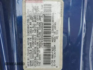 2002 Toyota MR2 z VIN JTDFR320X20046842, wystawiony jako Copart lot #41681795 z przebiegiem Nie podano mil oraz Szkoda całkowita • Salvage title. Historia ofert i sprzedaży dostępna na DreamBid. Obrazek 12.