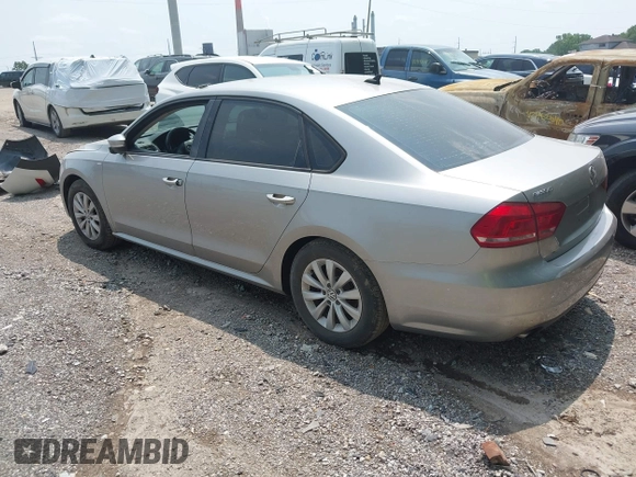 2014 Volkswagen Passat Wolfsburg Edition with VIN 1VWAT7A34EC097719, listed as a IAAI auction lot 42483880 with 255,655 mi miles and . Bid and sale history available at DreamBid. Image 3.