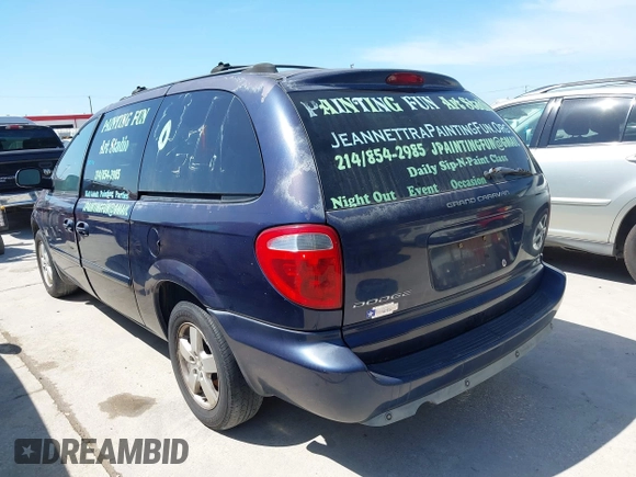 2005 Dodge Caravan SXT with VIN 2D4GP44L55R166164, listed as a IAAI auction lot 42633217 with 168,849 mi miles and . Bid and sale history available at DreamBid. Image 3.