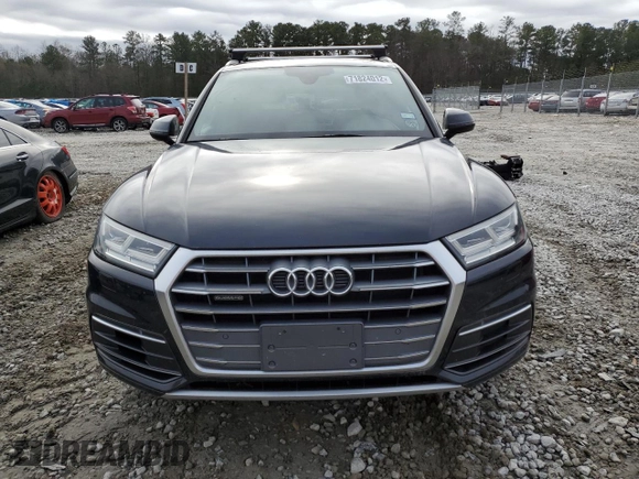 2018 Audi Q5 Premium Plus with VIN WA1BNAFY1J2015796, listed as a Copart auction lot 71824012 with 47,800 mi miles. Bid and sale history available at carsss.com. Image 5.