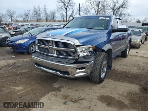 2010 Dodge 1500 SLT with VIN 1D7RV1GTXAS198516, listed as a Copart auction lot 40552514 with 140,192 mi miles and Salvage Title. Bid and sale history available at carsss.com. Image 1.