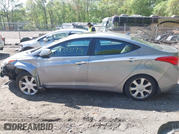 2013 Hyundai Elantra GLS with VIN KMHDH4AE8DU536524, listed as a IAAI auction lot 42213194 with 178,343 mi miles and . Bid and sale history available at DreamBid. Image 14.