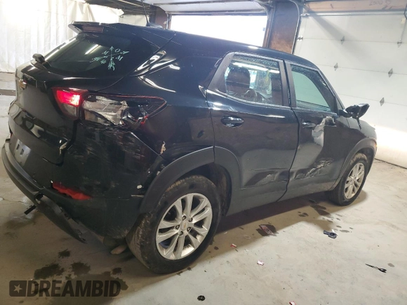 2021 Chevrolet TrailBlazer LS with VIN KL79MNSL9MB153791, listed as a Copart auction lot 52482825 with 127,938 mi miles and Salvage Title. Bid and sale history available at DreamBid. Image 3.
