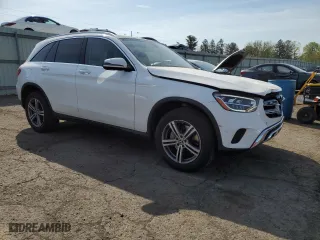2021 Mercedes-Benz GLC with VIN W1N0G8EB5MV285686, listed as a Copart auction lot 54317825 with 38,605 mi miles and Salvage Title. Bid and sale history available at carsss.com. Image 4.