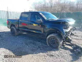2023 Ford F-150 XL with VIN 1FTEW1EP8PFA77576, listed as a IAAI auction lot 40942745 with 29,653 mi miles. Bid and sale history available at carsss.com. Image 1.