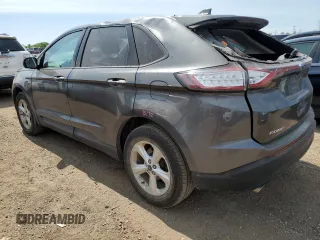 2017 Ford Edge SE with VIN 2FMPK4G91HBB33828, listed as a Copart auction lot 58813755 with 54,248 mi miles and Salvage title. Bid and sale history available at DreamBid. Image 2.
