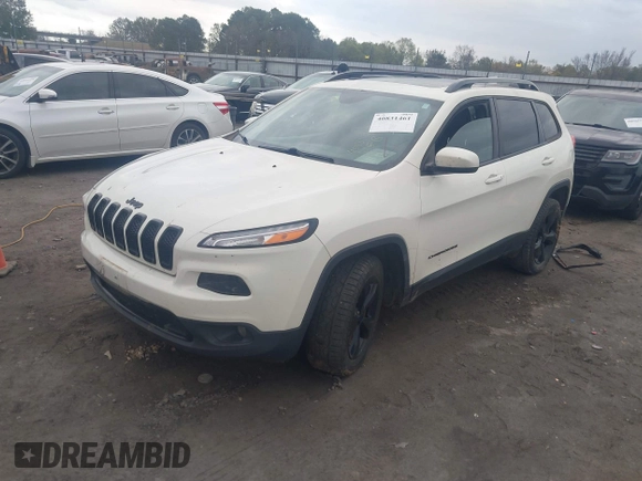 2018 Jeep Cherokee Limited with VIN 1C4PJMDB8JD613833, listed as a IAAI auction lot 40831461 with 134,497 mi miles. Bid and sale history available at carsss.com. Image 18.