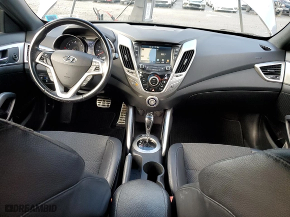 2016 Hyundai Veloster with VIN KMHTC6AD2GU283458, listed as a Copart auction lot 87025344 with 68,752 mi miles and Salvage Title. Bid and sale history available at carsss.com. Image 8.