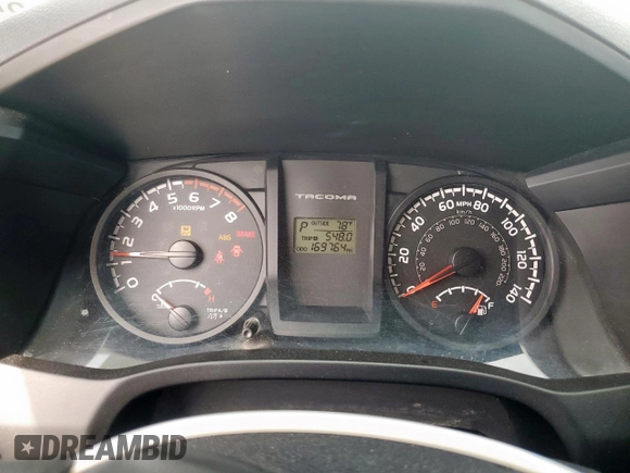 2016 Toyota Tacoma SR with VIN 5TFRX5GN1GX071906, listed as a Copart auction lot 49029975 with 169,764 mi miles and Salvage Title. Bid and sale history available at DreamBid. Image 9.