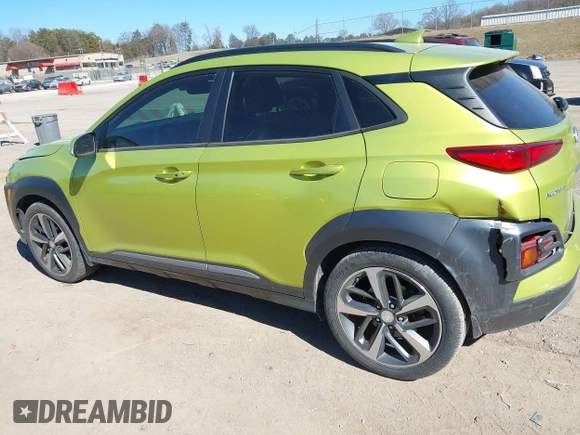 2020 Hyundai Kona Limited with VIN KM8K33A50LU564963, listed as a IAAI auction lot 41683697 with 87,893 mi miles. Bid and sale history available at carsss.com. Image 6.