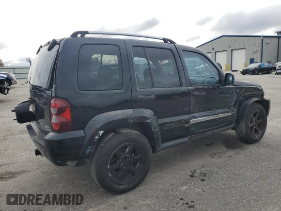 2005 Jeep Liberty Limited with VIN 1J8GK58K85W580221, listed as a Copart auction lot 80895754 with 209,018 mi miles and Salvage Title. Bid and sale history available at carsss.com. Image 3.