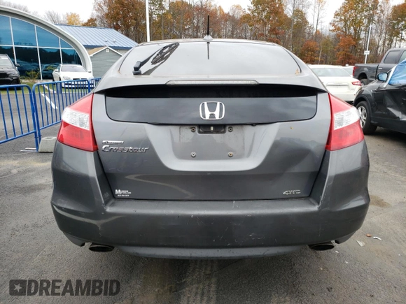 2010 Honda Accord Crosstour EX-L with VIN 5J6TF2H55AL001064, listed as a Copart auction lot 77971174 with 206,115 mi miles and Salvage Title. Bid and sale history available at carsss.com. Image 6.