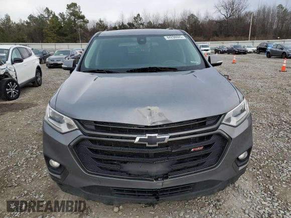 2021 Chevrolet Traverse RS with VIN 1GNERJKWXMJ153348, listed as a Copart auction lot 44298025 with 134,230 mi miles and Salvage Title. Bid and sale history available at carsss.com. Image 5.