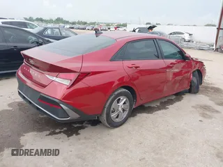 2024 Hyundai Elantra SE with VIN KMHLL4DG6RU850932, listed as a IAAI auction lot 42389644 with 11,958 mi miles and . Bid and sale history available at DreamBid. Image 4.