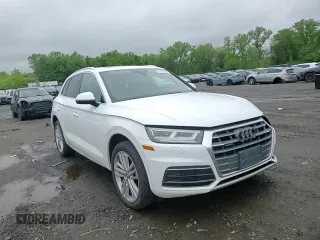 2018 Audi Q5 Premium Plus with VIN WA1BNAFY3J2082867, listed as a Copart auction lot 61017895 with 85,070 mi miles and Salvage title. Bid and sale history available at DreamBid. Image 14.