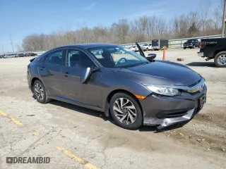 2017 Honda Civic Sedan EX with VIN 19XFC2F79HE066549, listed as a Copart auction lot 51134855 with 50,275 mi miles and Salvage Title. Bid and sale history available at carsss.com. Image 4.
