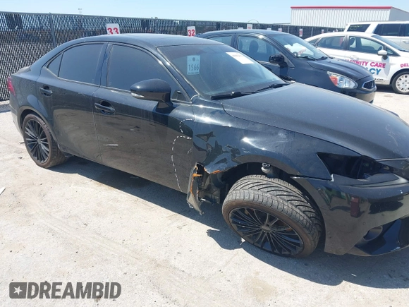 2015 Lexus IS 250 with VIN JTHBF1D21F5047167, listed as a IAAI auction lot 41952132 with 128,239 mi miles. Bid and sale history available at carsss.com. Image 6.
