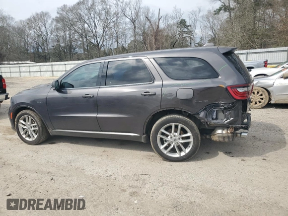 2021 Dodge Durango R/T with VIN 1C4SDHCT5MC693816, listed as a Copart auction lot 47185905 with 78,064 mi miles and Salvage Title. Bid and sale history available at DreamBid. Image 2.
