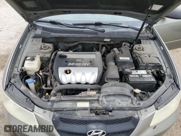 2007 Hyundai Sonata GLS with VIN 5NPET46C67H294247, listed as a Copart auction lot 54448745 with 217,280 mi miles and Clean Title. Bid and sale history available at DreamBid. Image 11.